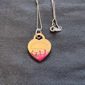 Return to Tiffany heart splash pendant
